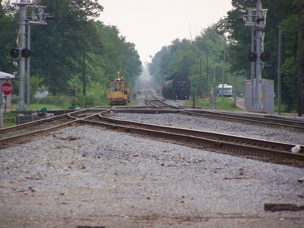 Looking west/ Railroad south from Black branch Rd.