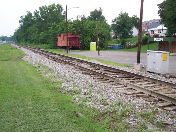 Vine grove caboose from the only grade crossing 